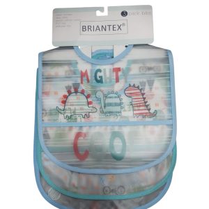 PACK 3 BABEROS PVC BT3P