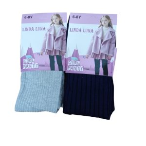 MEDIAS CAN CAN GRUESAS T6/8 AZUL GRIS NEGRA BLANCA