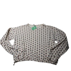 REMERA CREMITA FLORES NARNAJAS MARRONES ZARA T13/14