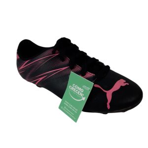 CHAMPIONES FUTBOL NEGRO ROSA PUMA TAPONES T34 20.5CM PLANTILLA ROCES