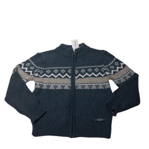 CAMPERA TEJIDA AZUL BCO BEIGE MIMO&CO T4