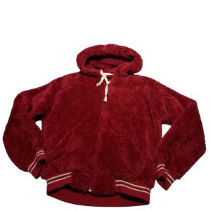 CAMPERA PELUDITA BORDO CAPUCHA MKL T12