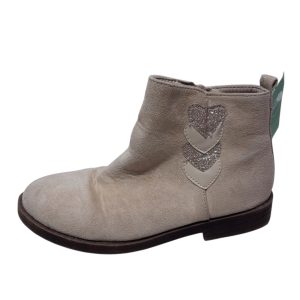 BOTAS BEIGE CORAZONES RASP GUGA T34