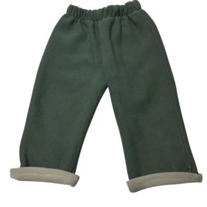 PANTALON POLAR VERDE BEIGE LA CASITA DE CELIA T2 9M APROX