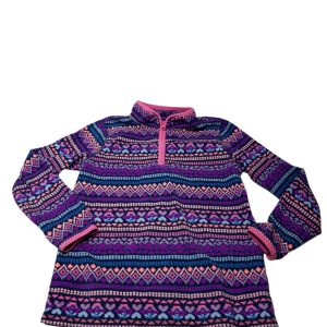 BUZO POLAR OSH KOSH AZUL ROSA VIOLETA MEDIO CIERRE FR T10/12