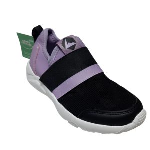 CHAMPIONES LILA NEGRO SIN CORDONES LISO SIN MARCA T33AP NUEVOS