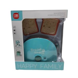 TOSTADORA DE PAN CELESTE CON PAN EN CAJA CON SONIDO