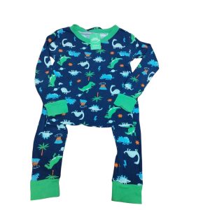 PIJAMA PANTALON BUZO ALG AZUL DINOSAURIOS CARTERS T 4 GT DEC