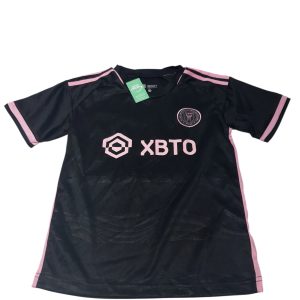 CAMISETA DE FUTBOL NEGRO ROSA MIAMI INT SPORT BEST FASHION T8 AP