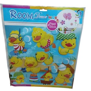 STICKERS INFANTILES PARA DECORACION PATITOS