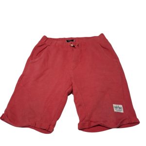 BERMUDA ALG ROJO PIOLAS BEIGE ZARA BOYS T11/12 GT