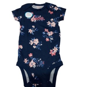 BODY ALG AZUL FLORES ROSA LOVE CARTERS T6M NUEVO