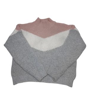 BUZO LANA POLERA ROSA BCO GRIS PRIMARK T8/9