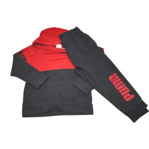 CONJ CANGURO Y JOGG NEGRO ROJO PUMA T4 GT