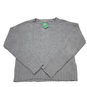 BUZO TEJIDO GRIS OCHOS PINK T14