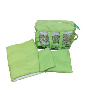 BOLSO MATERNAL DE MUÑECAS SILLA PORTA BB PORTA MEMA CAMBIADOR VERDE