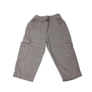 PANTALON PANA BEIGE MOÑA CARGO T1