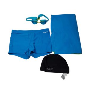 bolsa deporte con short gorra lentes y toalla natacion nabaiji 12/13