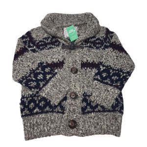 SACO LANA MARRON NEGRO BORDO ZARA T5/6