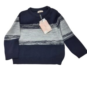 BUZO TEJIDO BORDO GRIS CUELLO A LA BASE  PLAYGROUND T3
