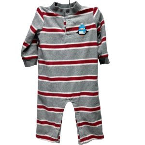 ENTERITO POLAR FRANJAS GRIS ROJO PINGUINO CARTERS T18M
