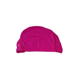 GORRA DE NATACION TELA  ROSA FLUO