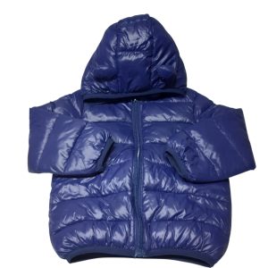 CAMPERA NYLON AZUL OREJITAS 90 SIN MARCA T9/12M APROX