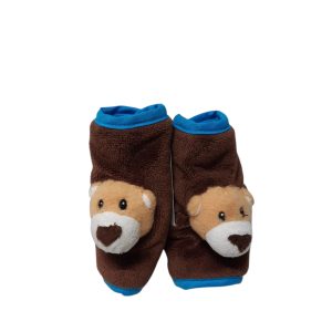 PROTECTOR DE CINTO MARRON BORDE AZUL OSO