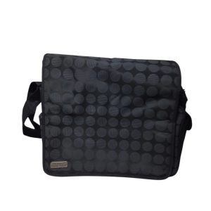 bolso maternal negro infanti manchitas pintura