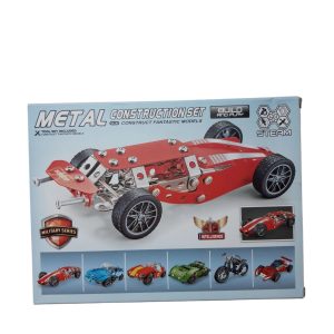 METAL CONSTRUCTION SET  4D AUTO ROJO 133 PZ
