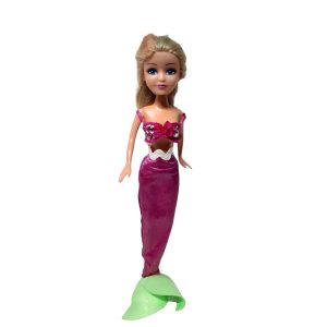 MUÑECA VESTIDO SIRENA PELO PINTADO