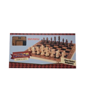 JUEGO DE MESA 3 EN 1 AJEDREZ DAMAS BACKGAMMON