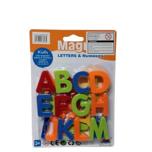 LETRAS Y NUMEROS MAGNETICOS X26 EN BLISTER JU7415
