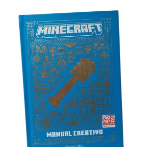 MINECRAFT MANUAL CREATIVO CELESTE DORADO