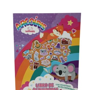 ARCOIRIS SOÑADO ACTIVIDADES CON PEGATINAS ACOLCHONADAS