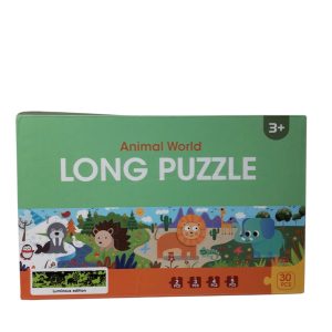 PUZZLE 30 PIEZAS LONG ANIMAL WORLD SELVA SE ILUMINA
