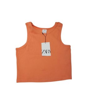 MUSCULOSA MORLEY ANARANJADA ZARA T11/12 NUEVA