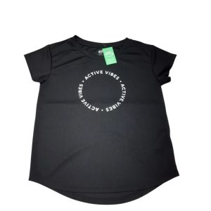 REMERA DEPORTIVA NEGRA ACTIVE H&M T9/10