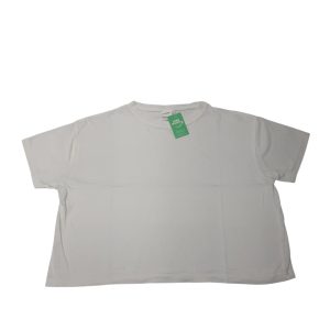 REMERA BLANCA LISA CORTA ZARA T11/12