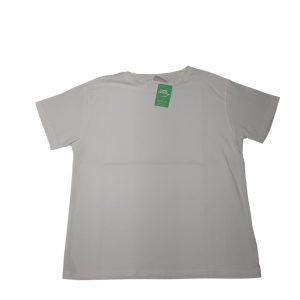 REMERA BLANCA LISA ZARA T9/10