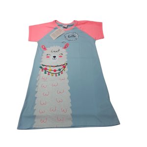CAMISON ROSADO CELESTE OVEJA HELLO ACCESORIES T11/12 NUEVO