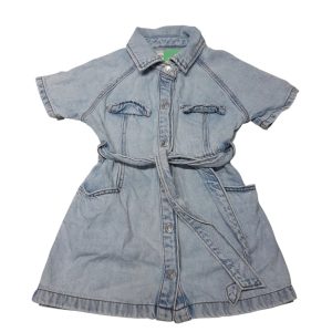 VESTIDO JEAN TAPITAS LAZO ZARA T2