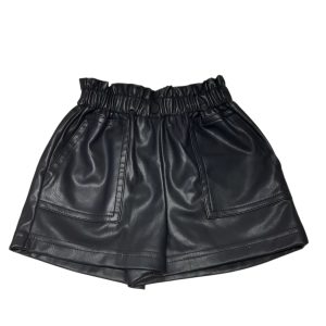 SHORT CUERINA NEGRO BOTONES AZRA T18/24M