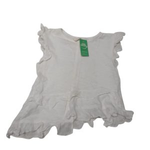 REMERA BLANCA EN PICO VOLADITO THOMAS TRENT T2 MANCHITA