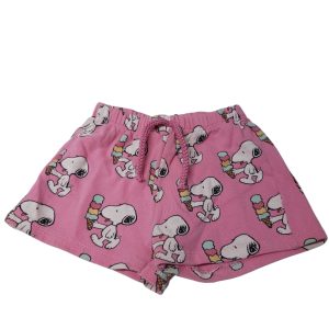 SHORT ALG ROSADO SNOOPY HELADOS ZARA T2/3 GT