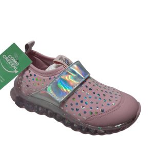CHAMPIONES ROSADOS CORAZONES VELCRO T27 SIN LUZ