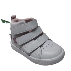 CHAMPIONES BOTITA BCO VELCROS CORAZONES BIBI T22 NUEVO