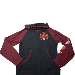CAMPERA ALG GRIS BORDO HOKIES VIRGINIA TECH TEAM ATHLETICS T14/16