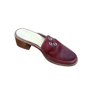 ZAPATO MOCASIN SUECO BORDO 3 TACHAS LANNOT T40 det capell