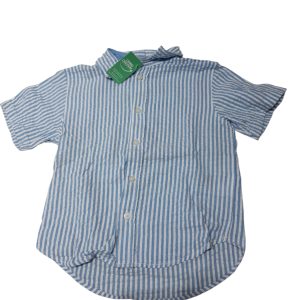 CAMISA RAYADA CELESTE BCO H6M T2/3